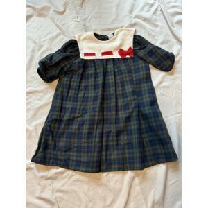 Vintage Funtasia Too Plaid Nautical Dress 3T